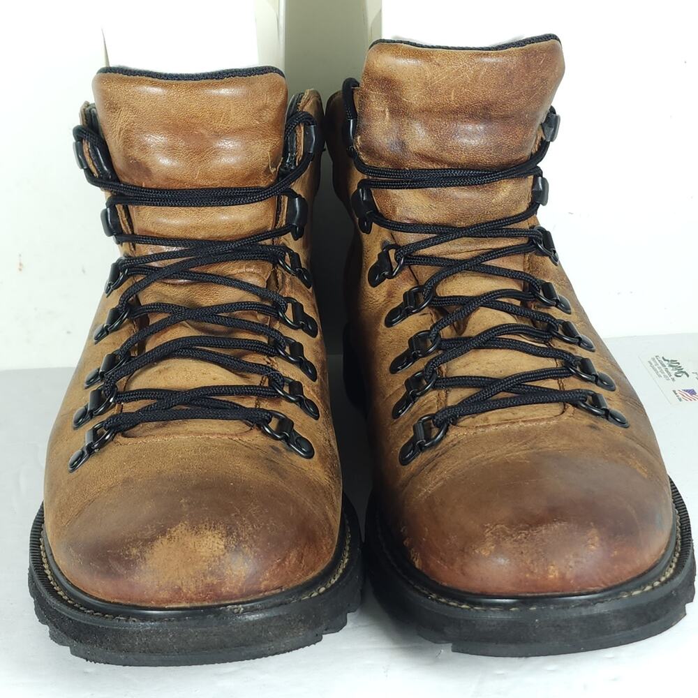 Sorel Men's Madson US 9,5 Brown Leather Waterproof Lace-Up Ankle Hiker Boots - Picture 4 of 16